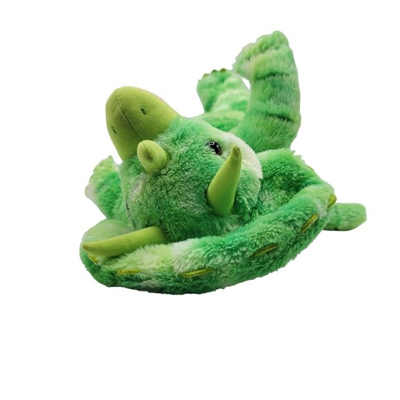 Build a Bear Triceratops Dinosaur Plush Green 19" Dino Cuddly Stuffed Animal - Picture 4 of 9